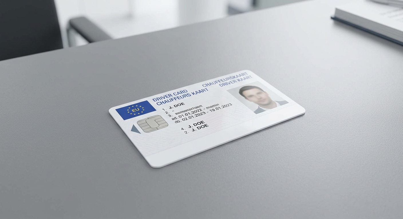 Digitale bestuurderskaart / chauffeurskaart